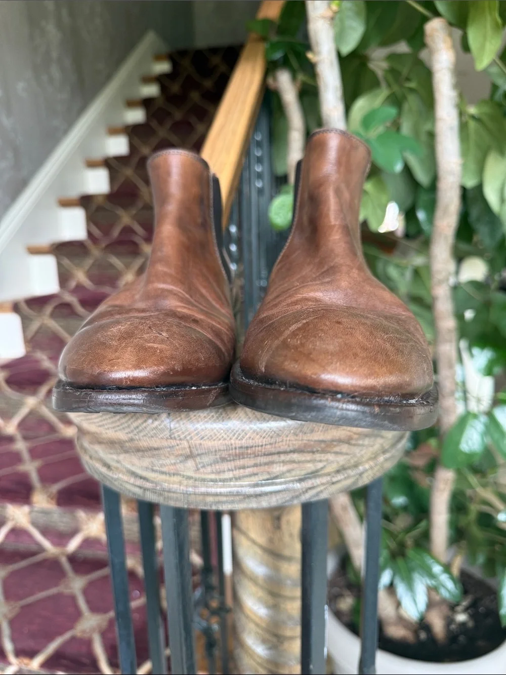 TOD’S BEATLES BROWN CHELSEA boot made in Italy very good condition size 9